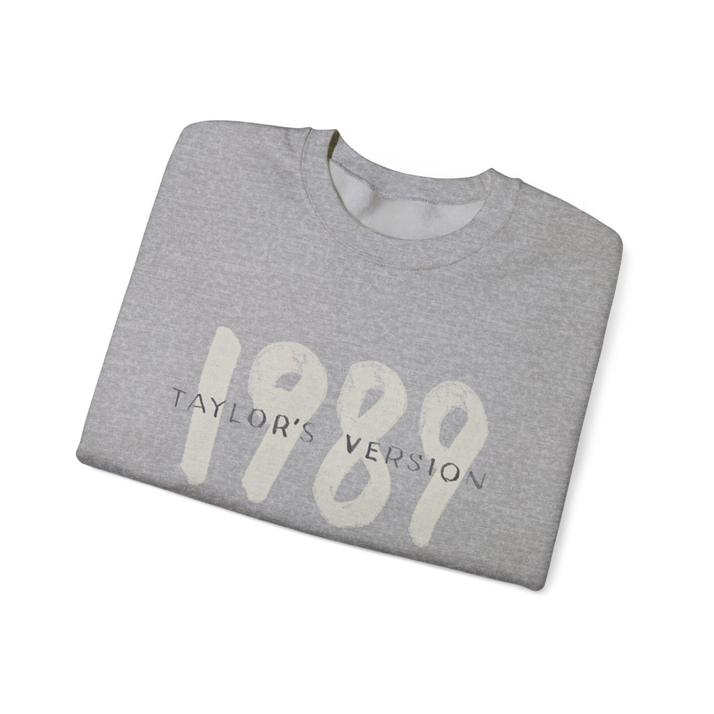 Taylor's Version 1989 Crewneck Sweatshirt, Music Inspired Apparel, Perfect for Concerts, Gift for Fans, Cozy Fashion Statement